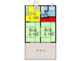 柏ノ木ハイツの物件間取画像